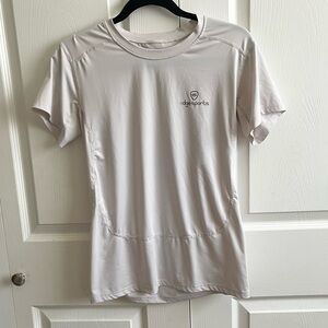 5 for $25! Edge Sports Atheltic White T-shirt Small